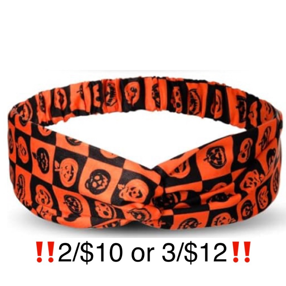 Halloween Pumpkin / Jack-O-Lantern Headband